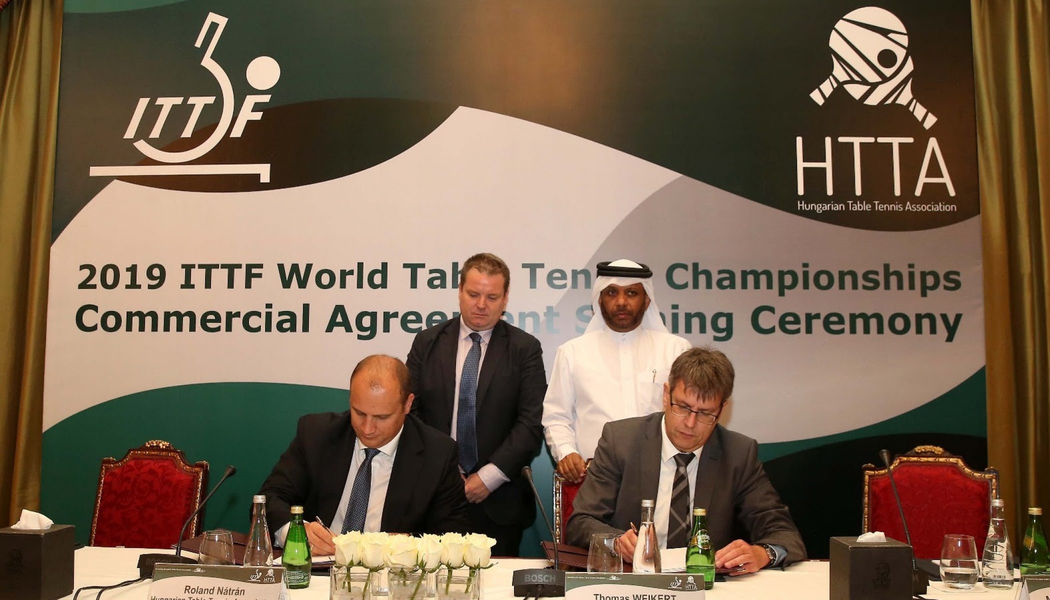 Ittf Inks A Commercial Agreement With Htta Isportconnect News