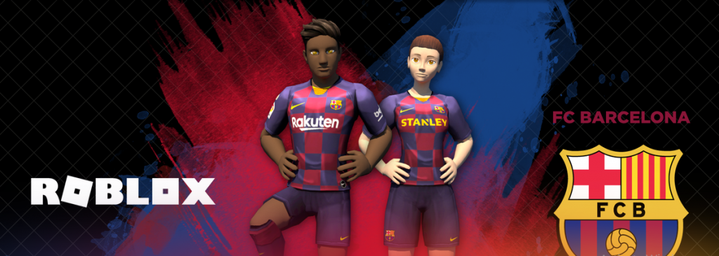 roblox and fc barcelona partner to commemorate new fc