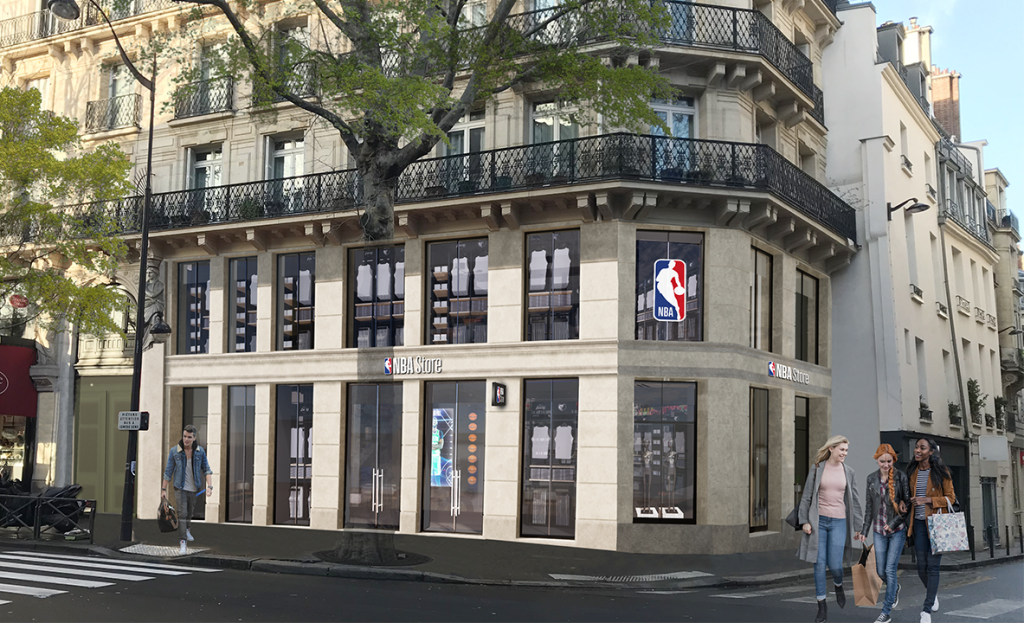 NBA and Fanatics open first NBA Store in Paris - Agilité